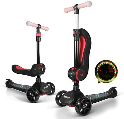 Besrey Scooter for Kids 3 Wheels