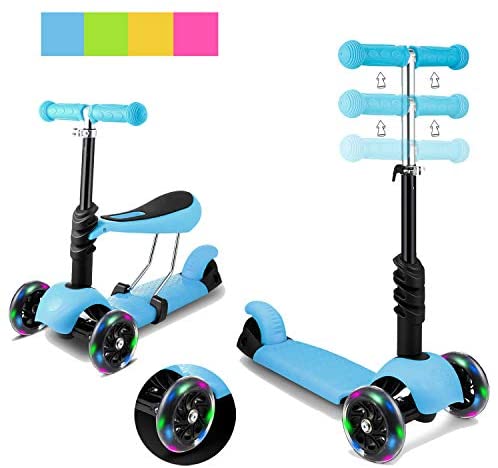 Aceshin 2-in-1 Kick Scooter for Kids